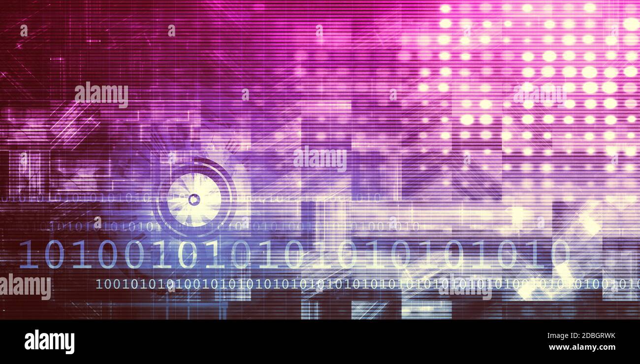 Information Technology Platform and Database System Concept Stock Photo ...