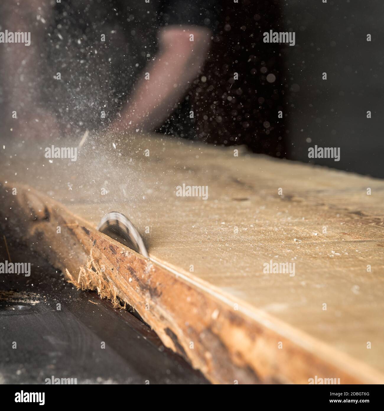 Man cuts circle in hi-res stock photography and images - Alamy