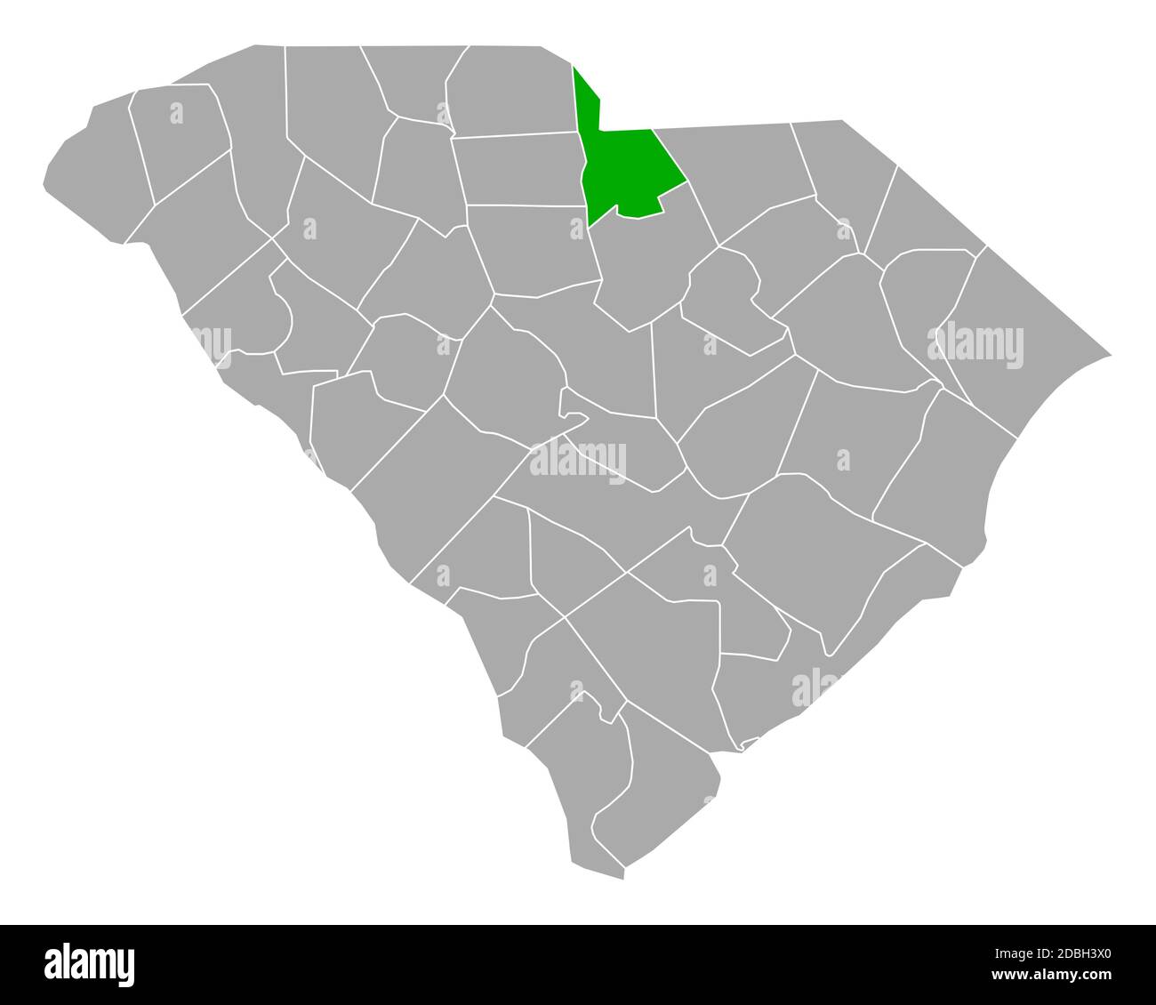 Map of Lancaster in South Carolina Stock Photo Alamy