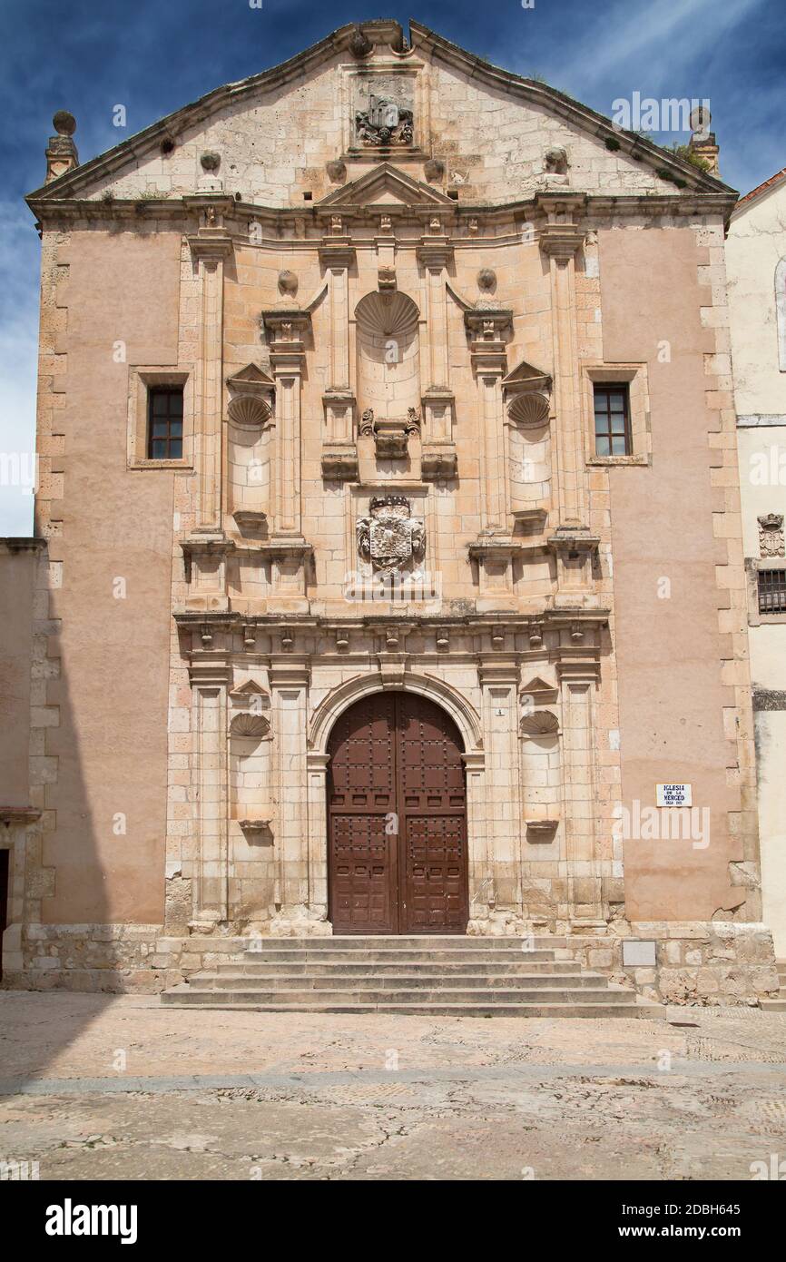 Merced Church in Cuenca, Spain. Stock Photo