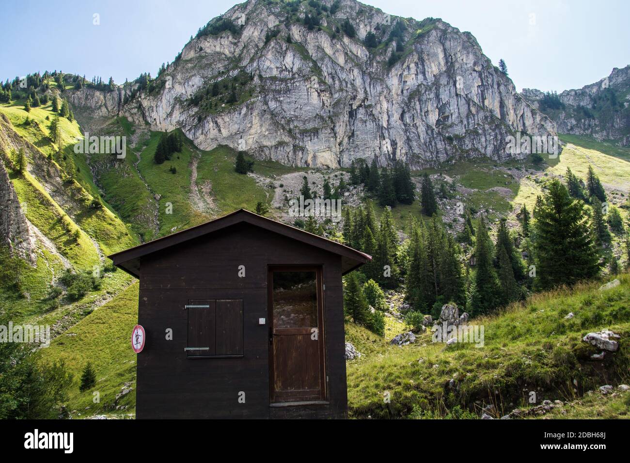 pass of jaman,swiss Stock Photo