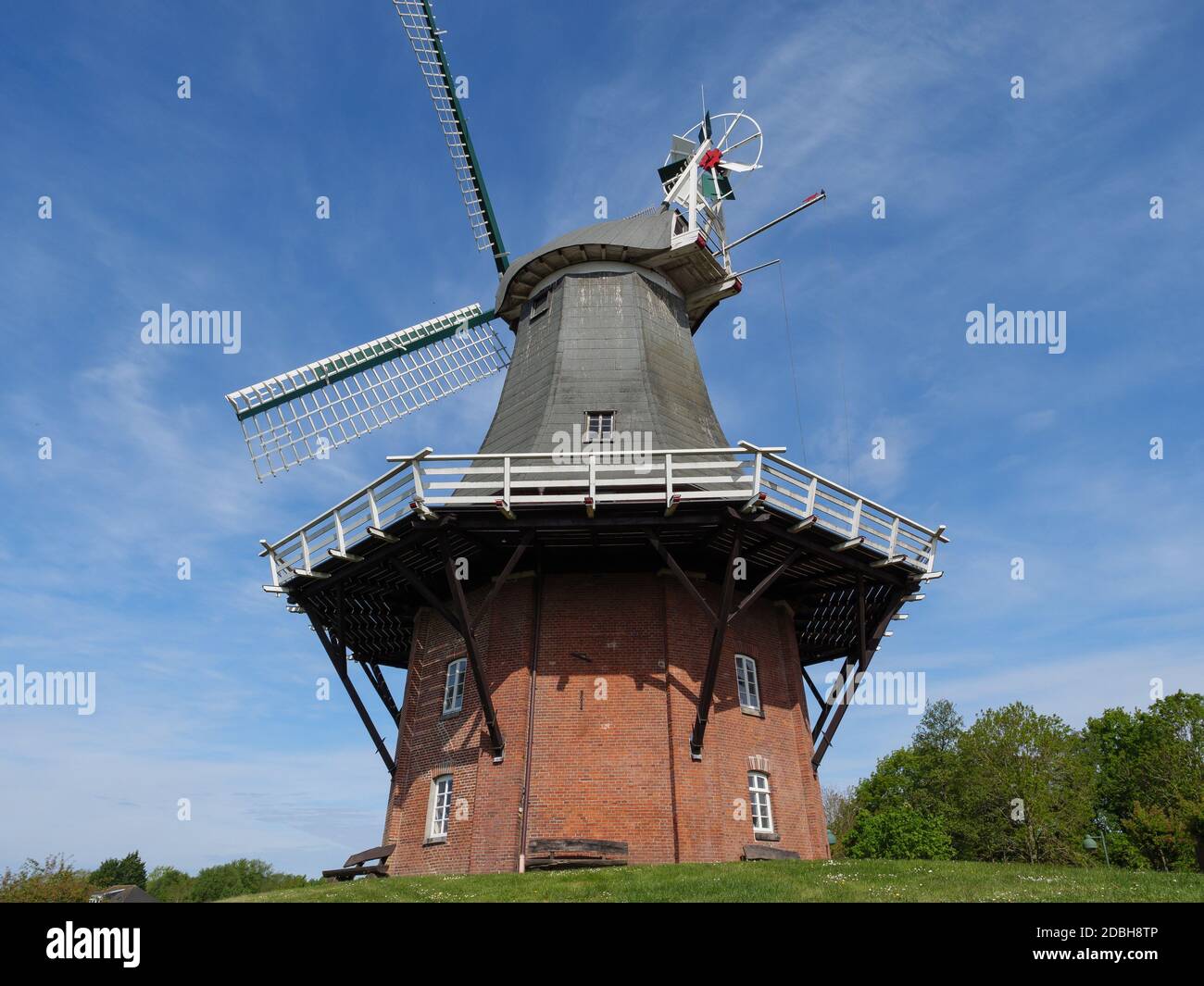 old windmill in greetsiel Stock Photo