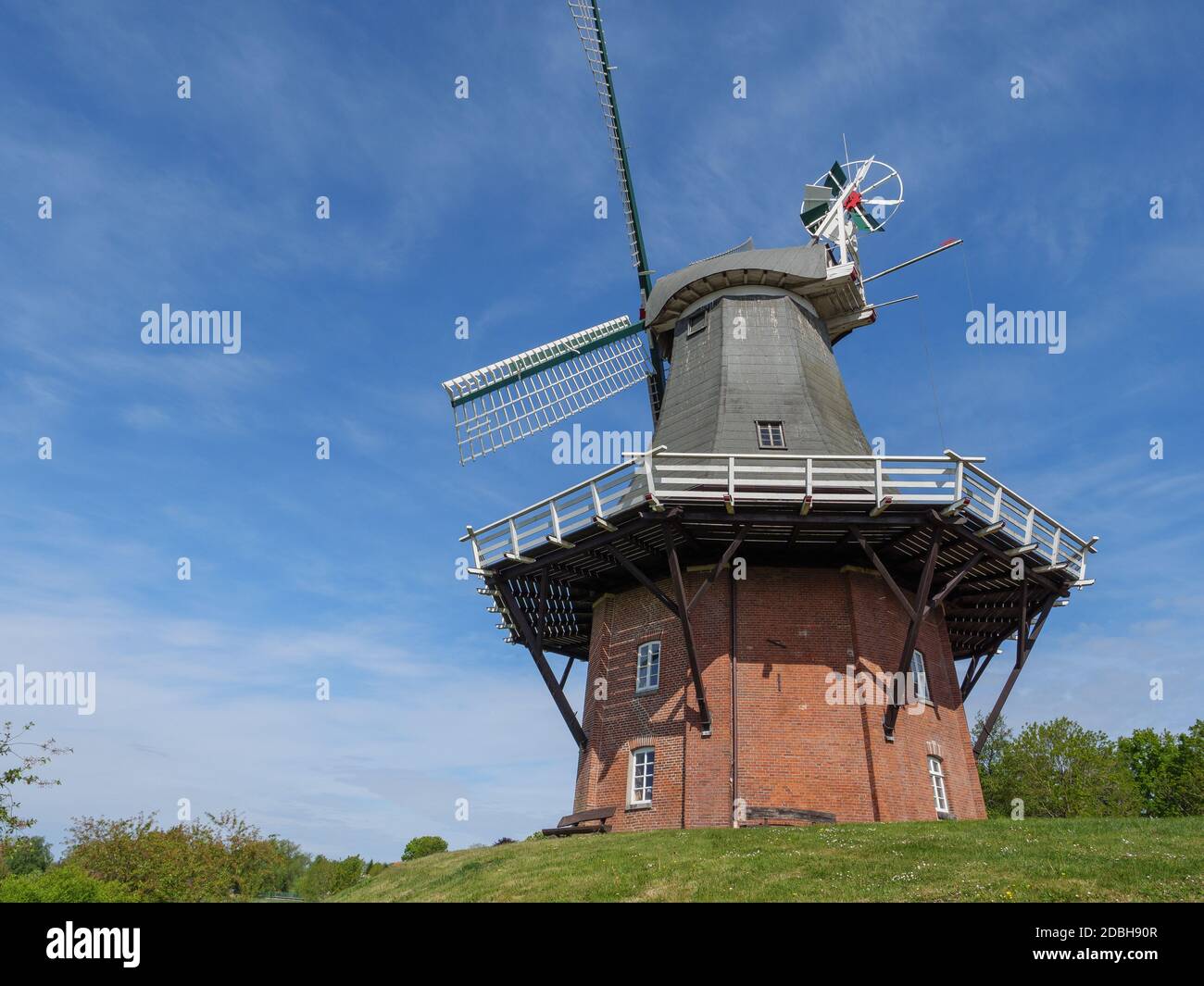 old windmill in greetsiel Stock Photo