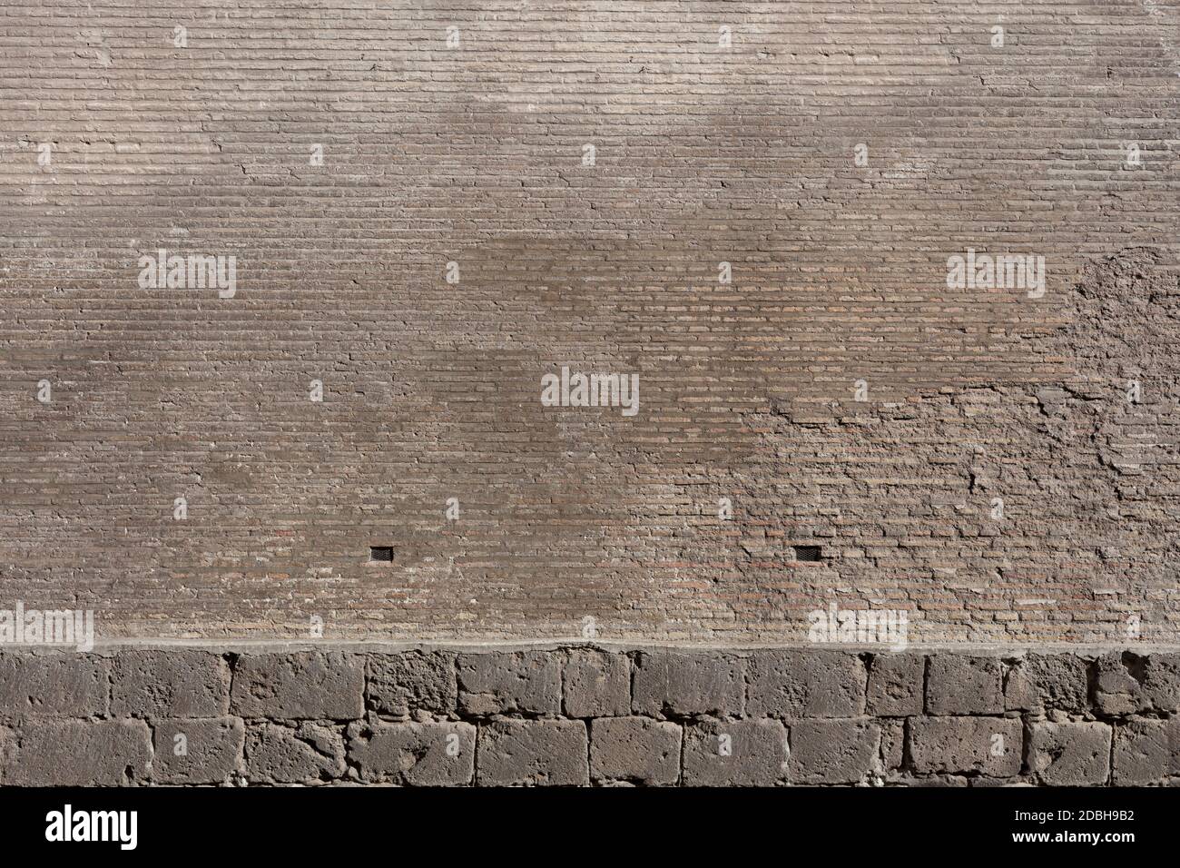 Texture of a Old wall from a stone brick of brown color Stock Photo - Alamy