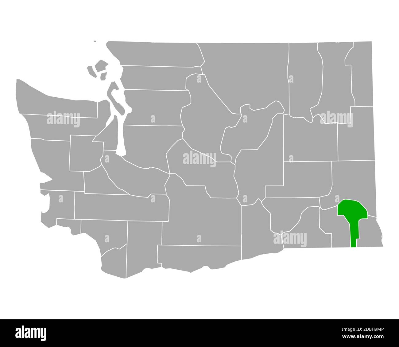 Map of garfield Cut Out Stock Images & Pictures - Alamy