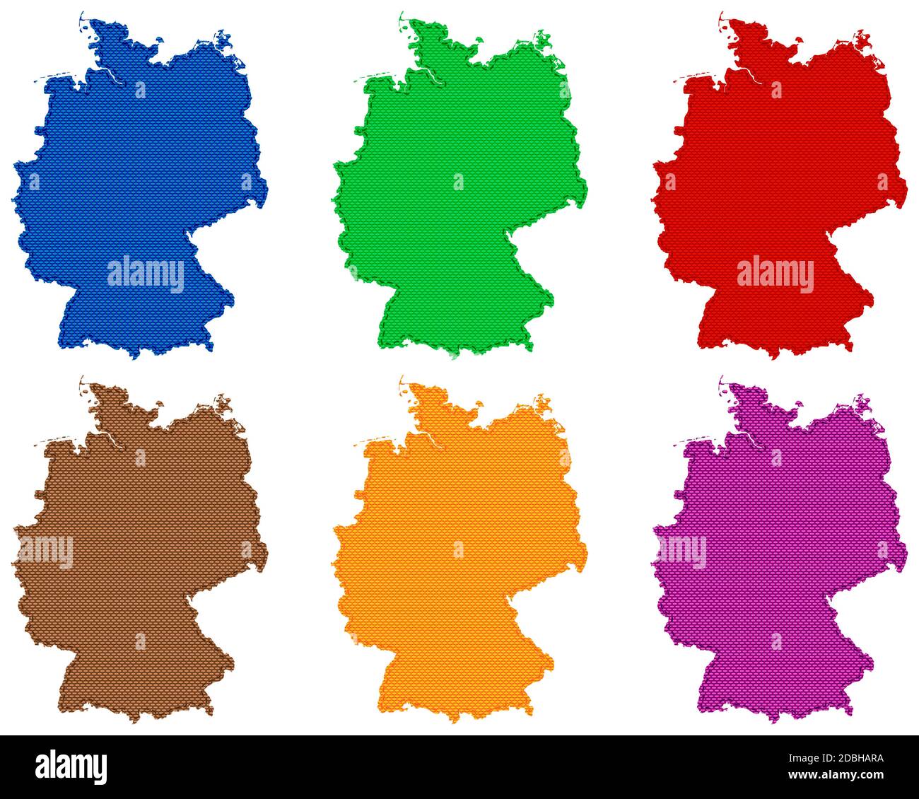 Deutschland karte icon hi-res stock photography and images - Alamy