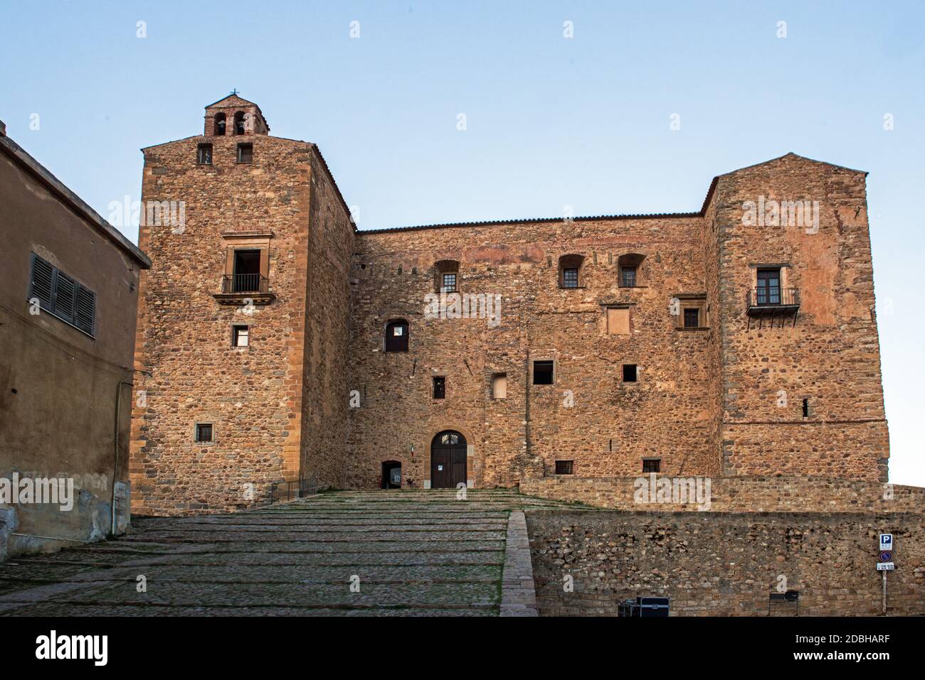 Castello di Castelbuono,Sicily Stock Photo
