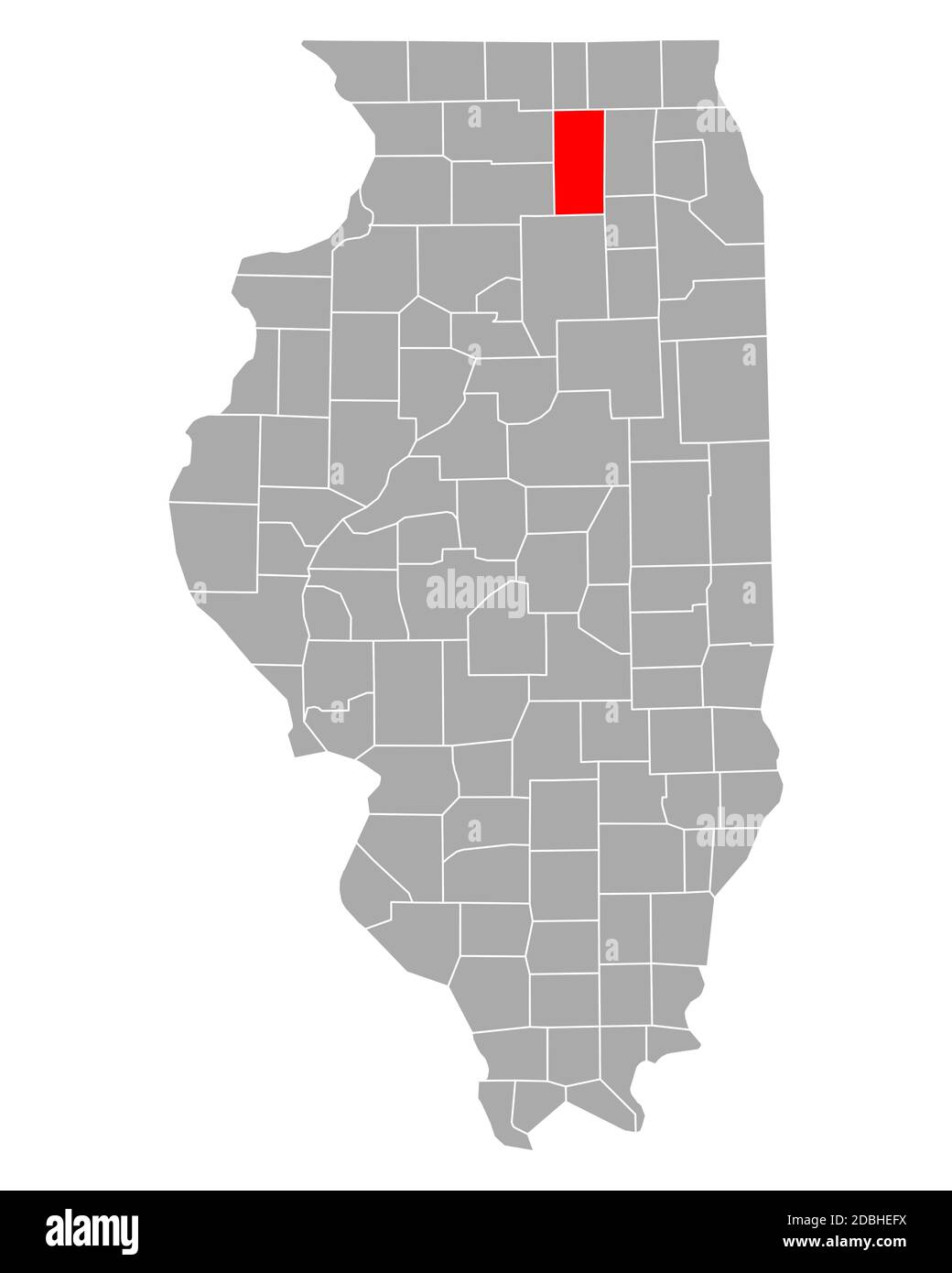 Map of DeKalb in Illinois Stock Photo Alamy