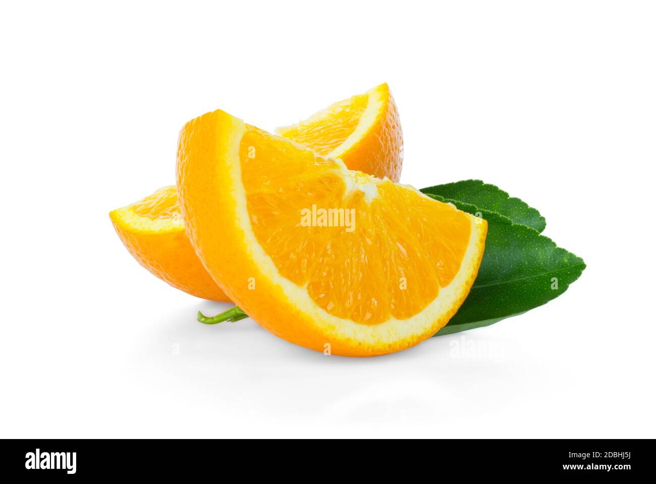 Fresh orange isolated on white background Stock Photo - Alamy