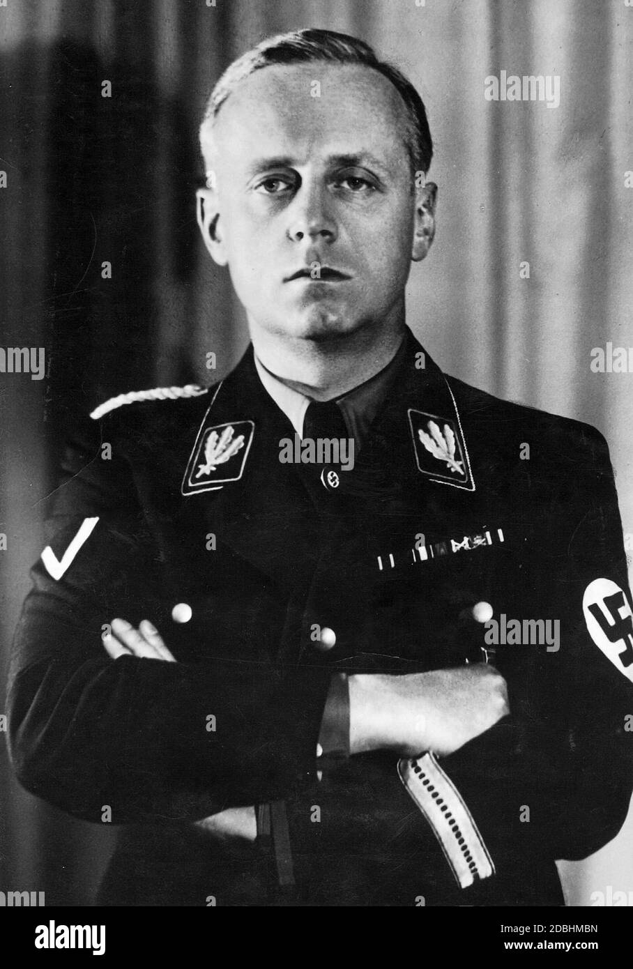 Joachim von Ribbentrop, German Foreign Minister, in the uniform of an ...