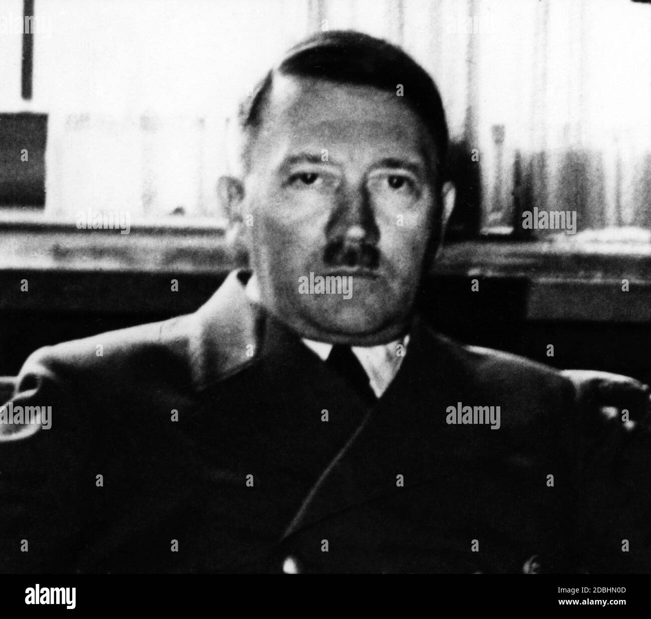Portrait of Adolf Hitler in civilian clothes. Stock Photo