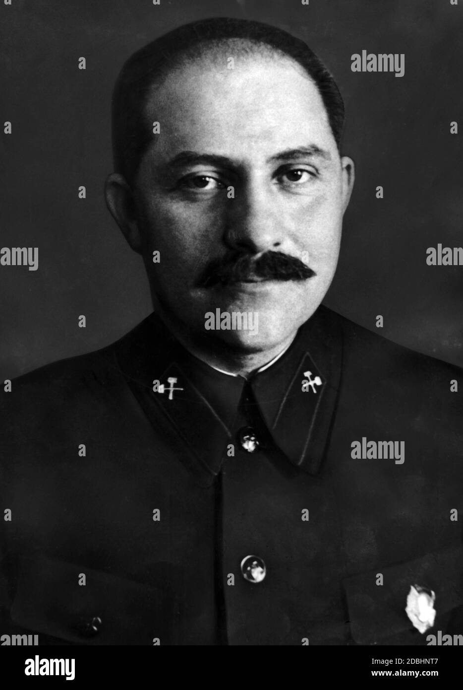 Lazar Kaganovich, for many years a member of the Politburo of the CPSU in various functions and a confidant of Stalin. Stock Photo