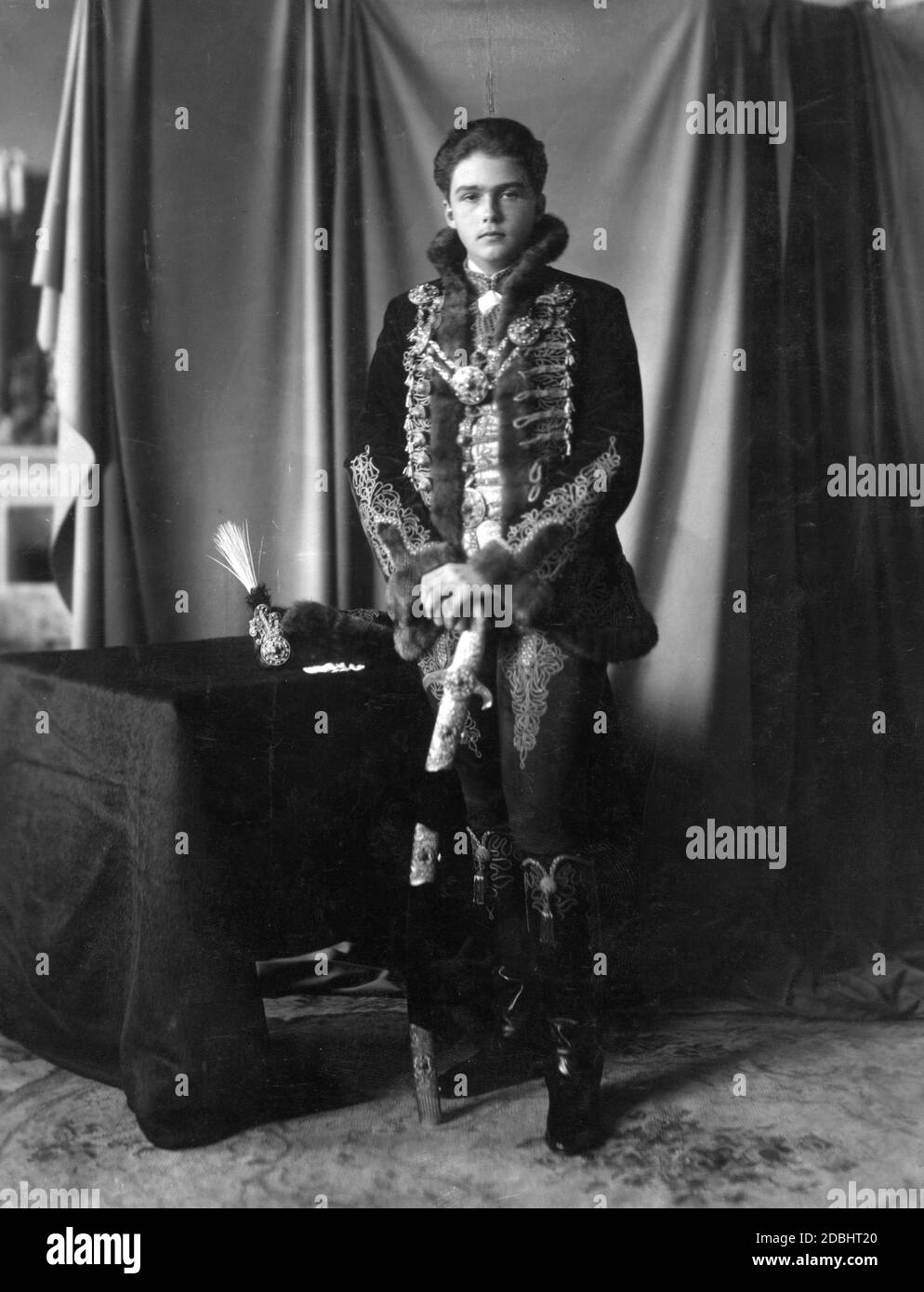 Otto von Habsburg as a pretender to the Hungarian throne Stock Photo