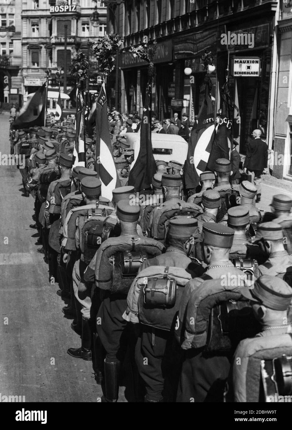 After the return of the SA troops from the Nazi Party Congress in