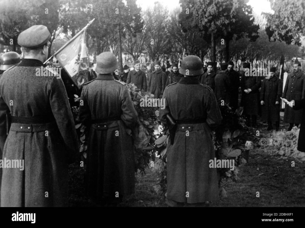 French prisoners of war are buried in Rennes. Stock Photo