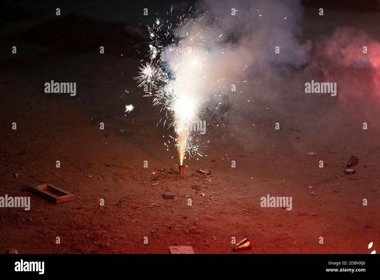 fire of cracker explosion on black background Stock Photo Alamy