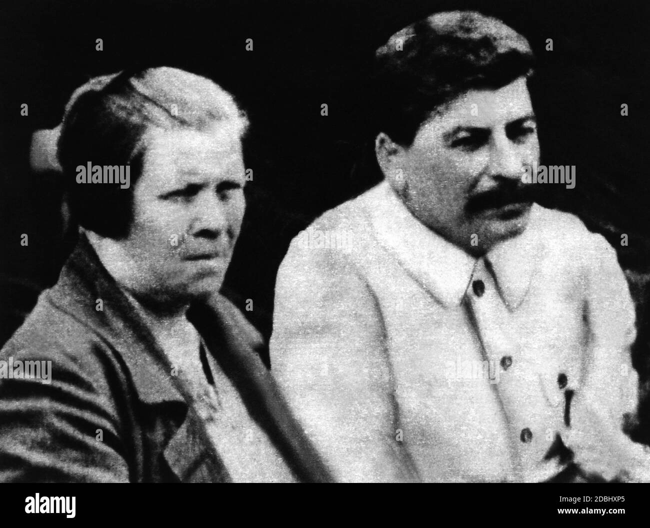 Whether Rosa Kaganovich was really Stalin's third wife and the niece of Politburo member Lazar Kaganovich is to this day unclear. There is a widespread assumption that the marriage was a propagandistic invention of the Nazis to connect Stalin with a Jewish woman. Stock Photo
