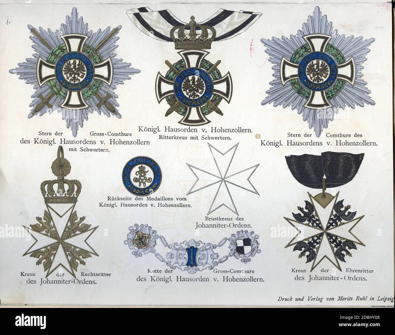 "Prussian orders and decorations Star of the Grand Commander of the