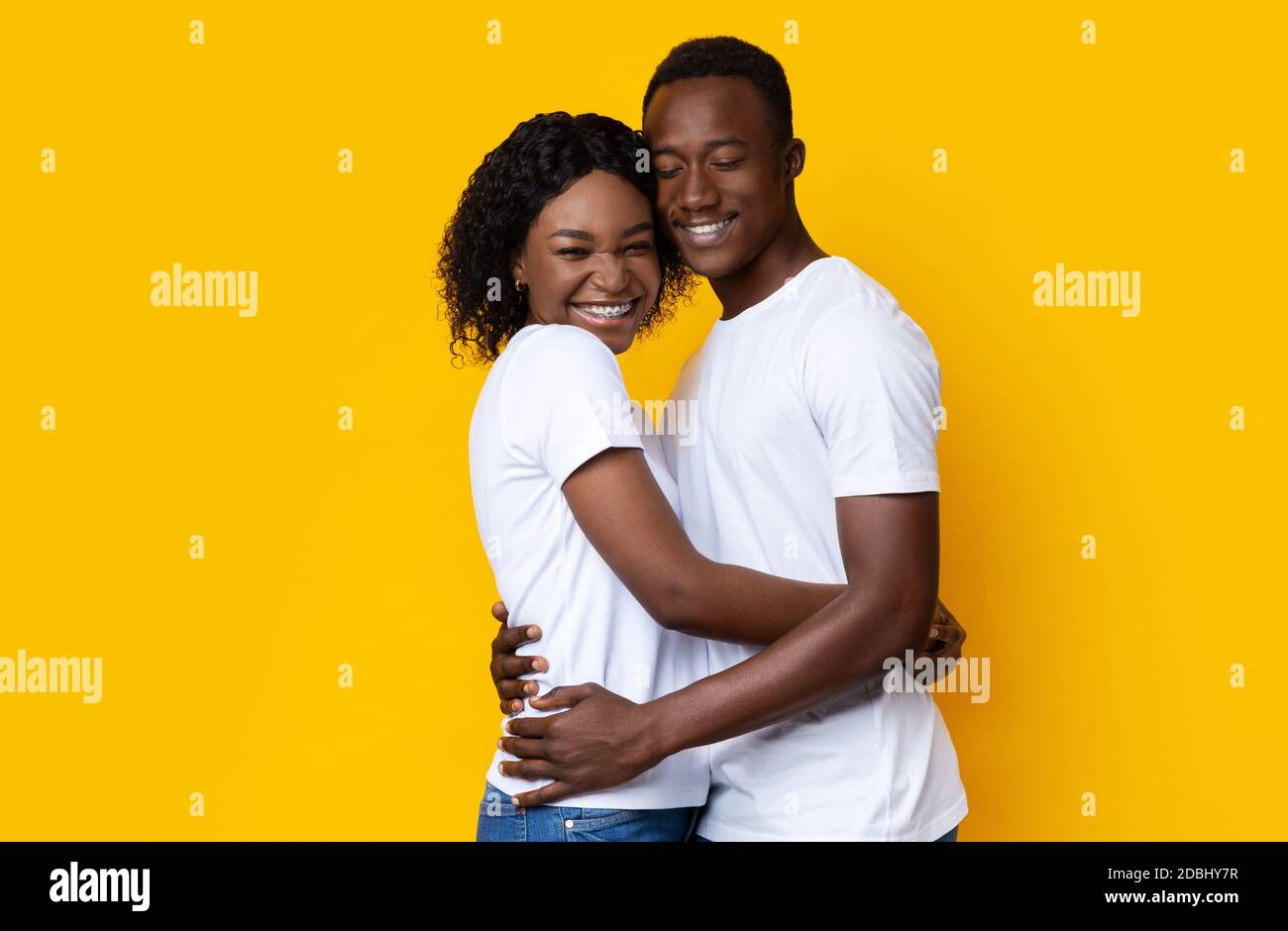 African american couple standing together hi-res stock photography and ...