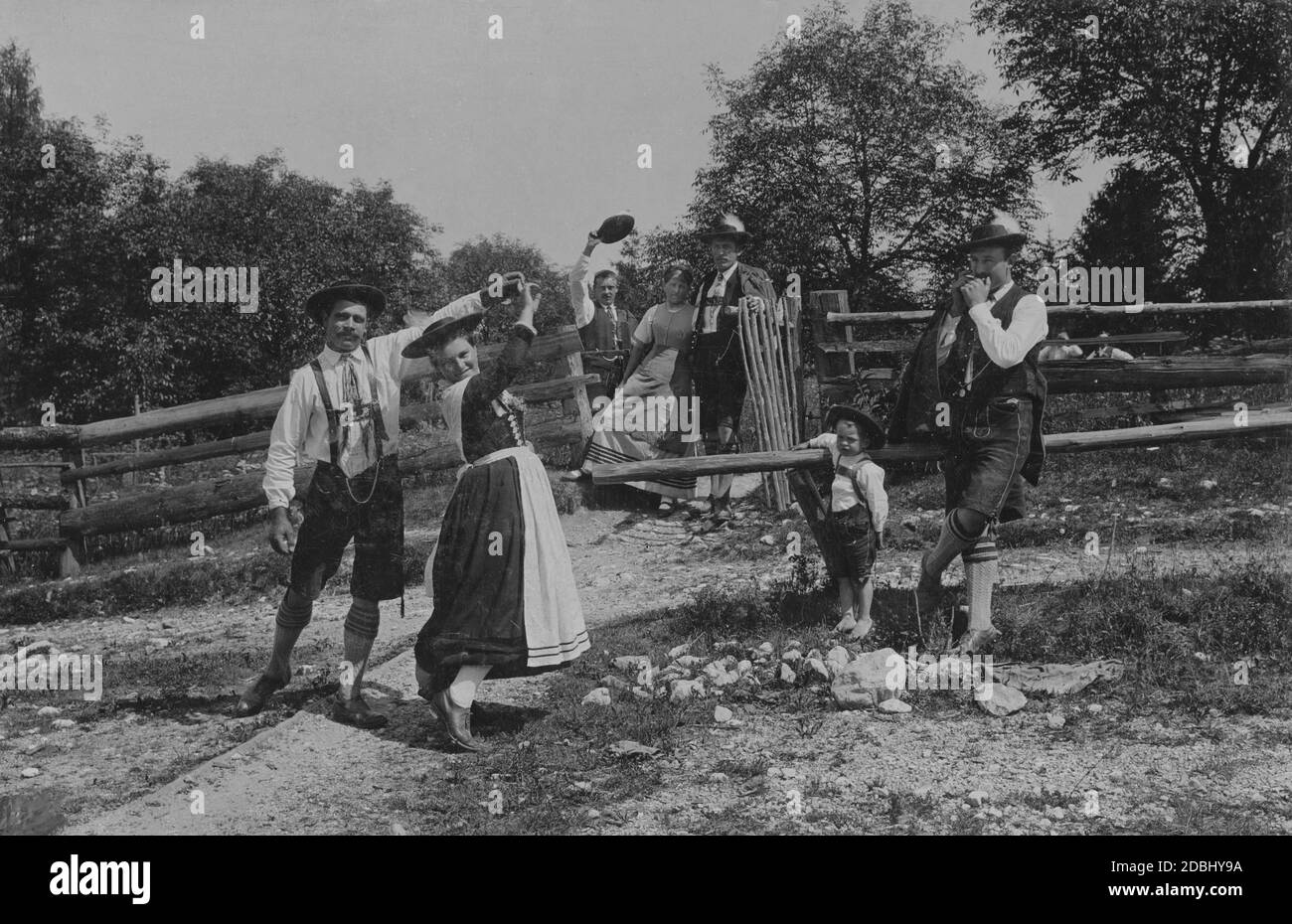 Bavarian village Black and White Stock Photos & Images - Alamy