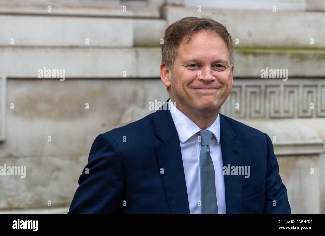 London, UK. 17th Nov, 2020. Grant Shapps Secretary of State for Transport since 2019 leaves the Cabinet Office in Whitehall. Shapps also has Cabinet responsibility for the Northern Powerhouse. A member of the Conservative Party, he has been the Member of Parliament (MP) for Welwyn Hatfield since the 2005 general election. Credit: Ian Davidson/Alamy Live News Stock Photo