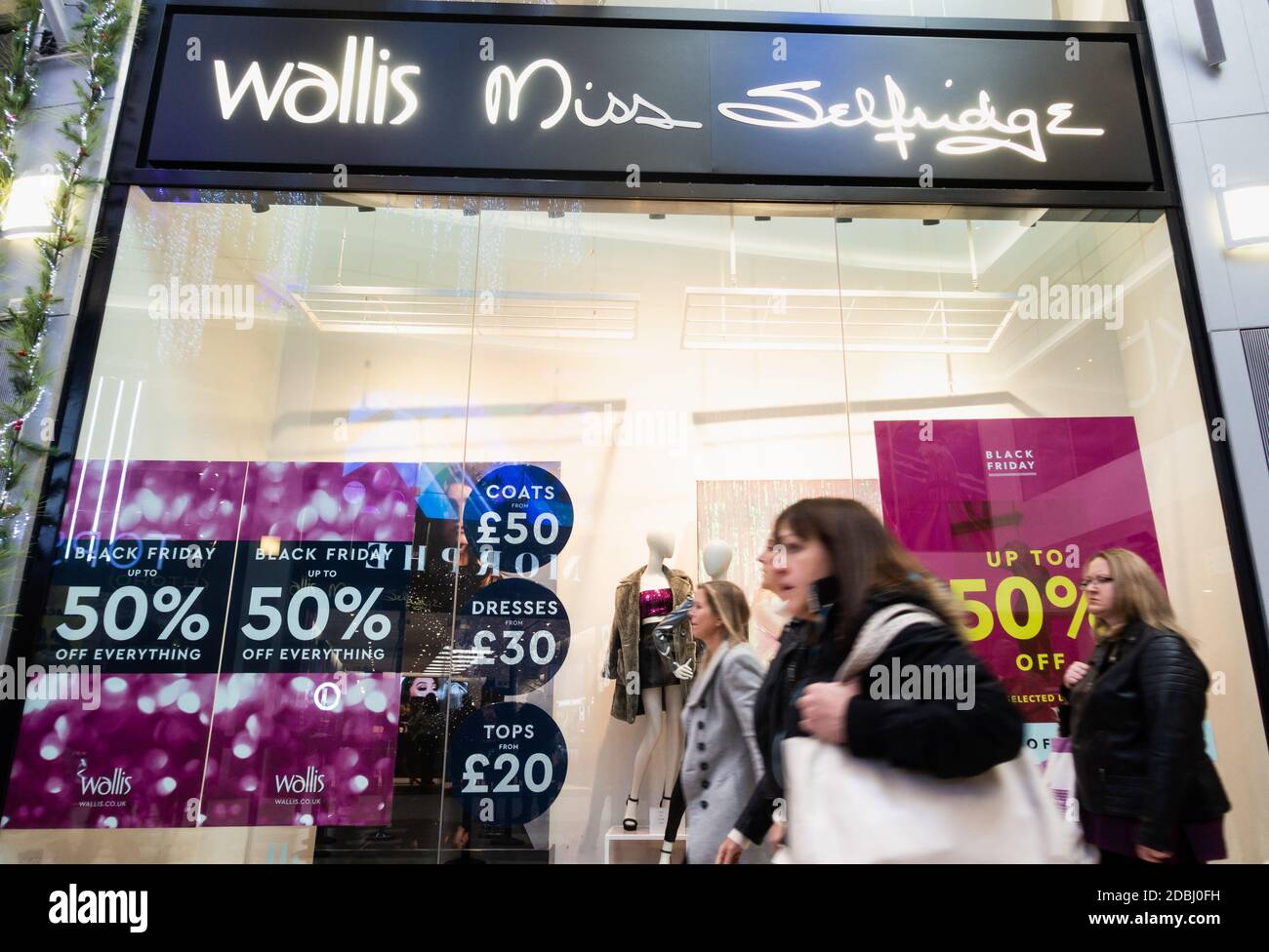 Wallis, Miss Selfridge store in Eldon Square, Newcastle upon Tyne
