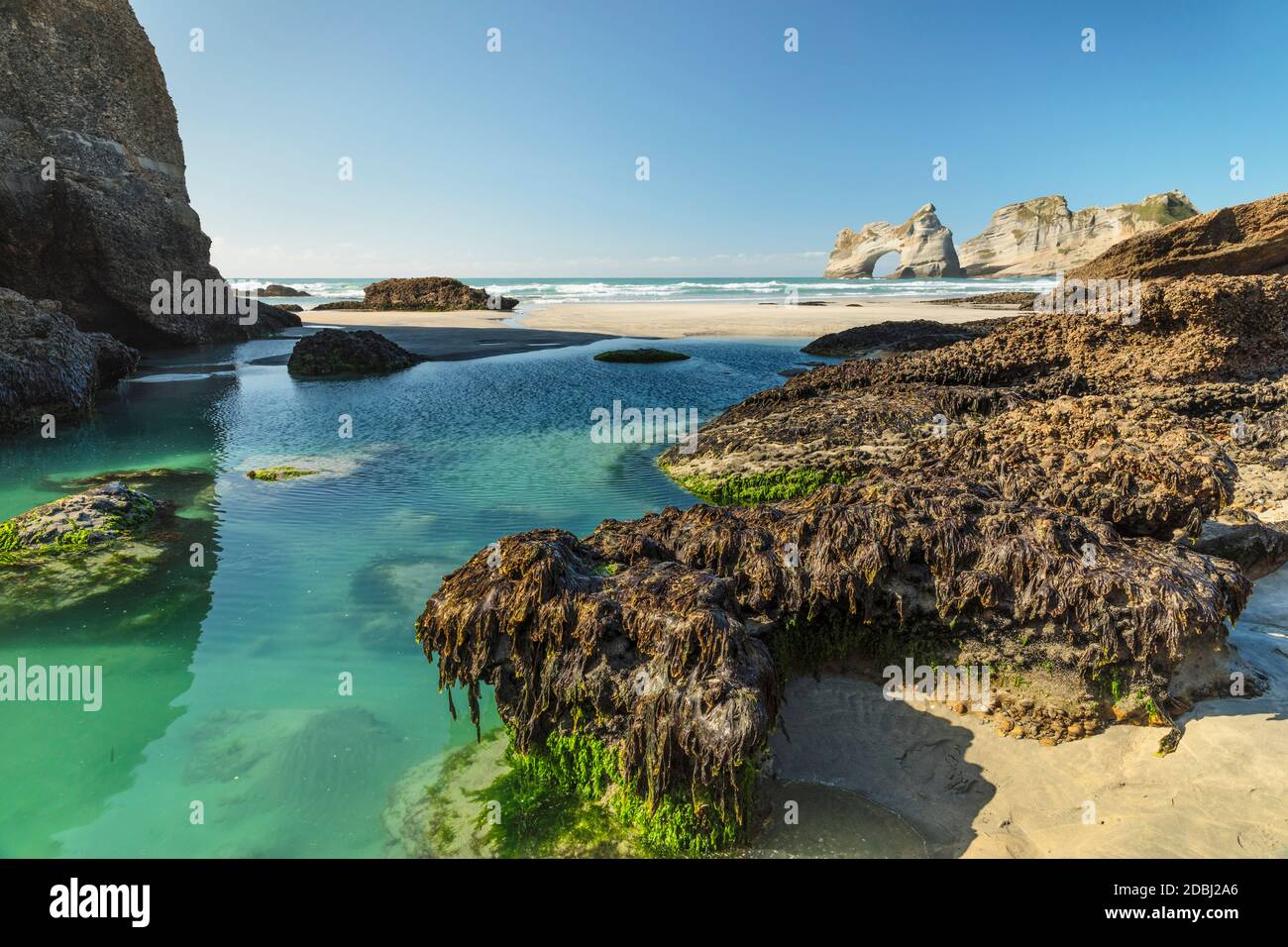 Wharariki Beach, Golden Bay, Tasman, South Island, New Zealand, Pacific