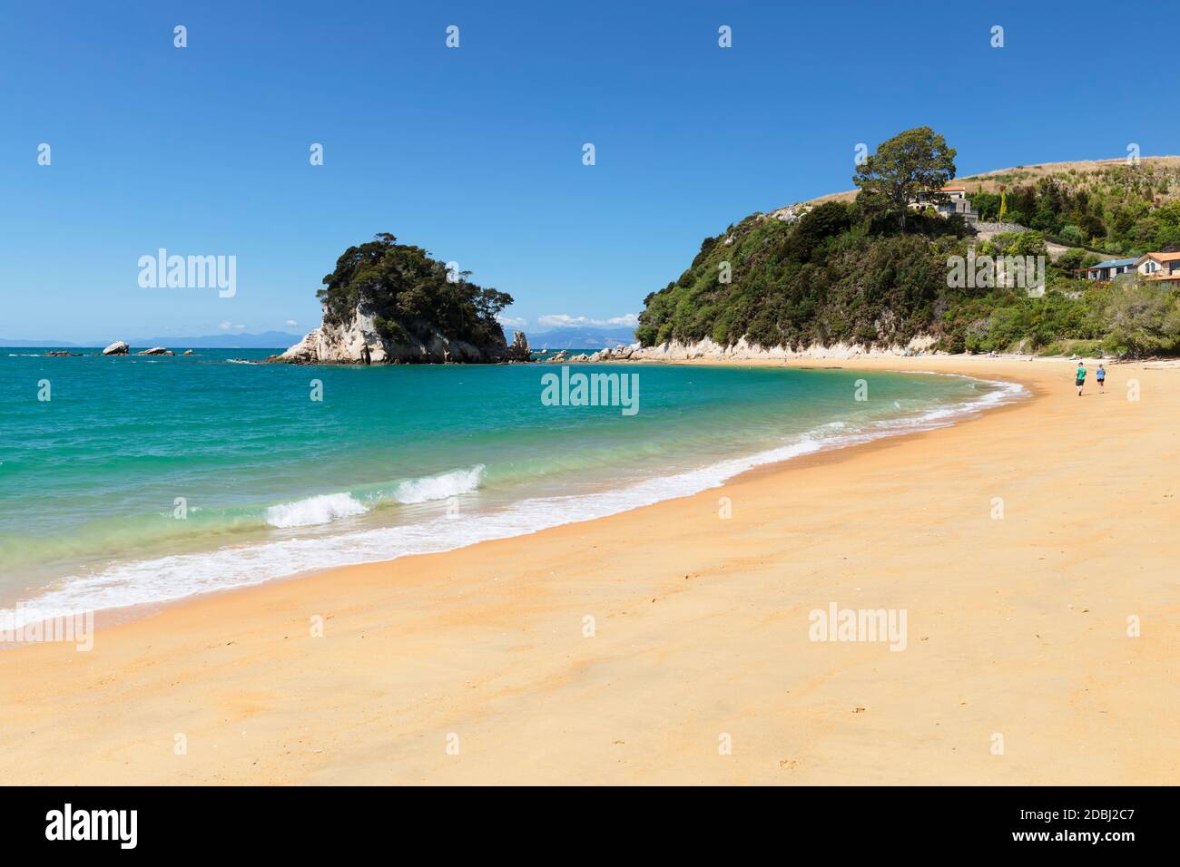 Little Kaiteriteri Beach, little, Kaiteriteri, Tasman Bay, Abel Tasman National Park, Tasman, South Island, New Zealand, Pacific Stock Photo