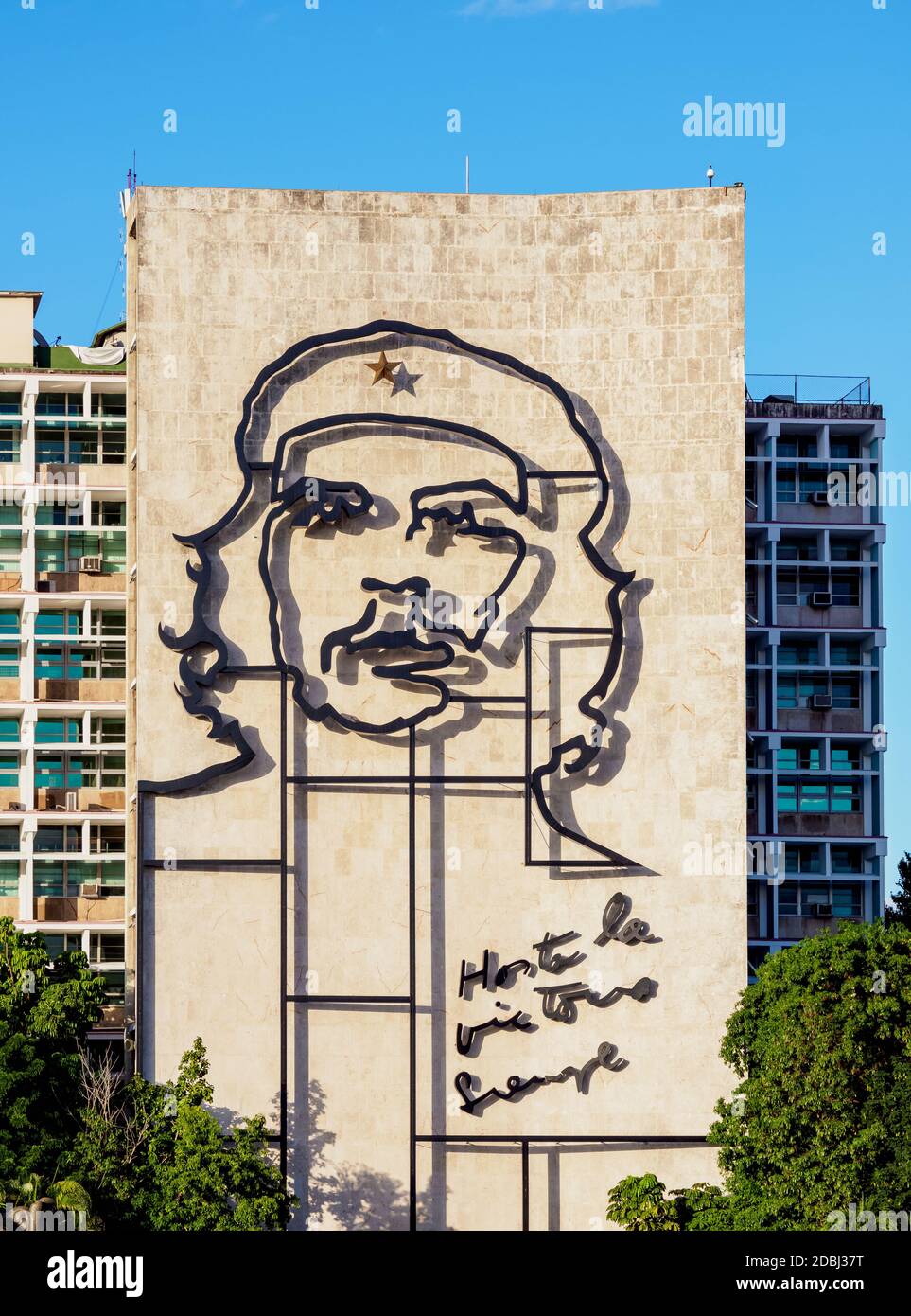 Che Guevara Memorial at Plaza de la Revolucion (Revolution Square), Havana, La Habana Province, Cuba, West Indies, Central America Stock Photo