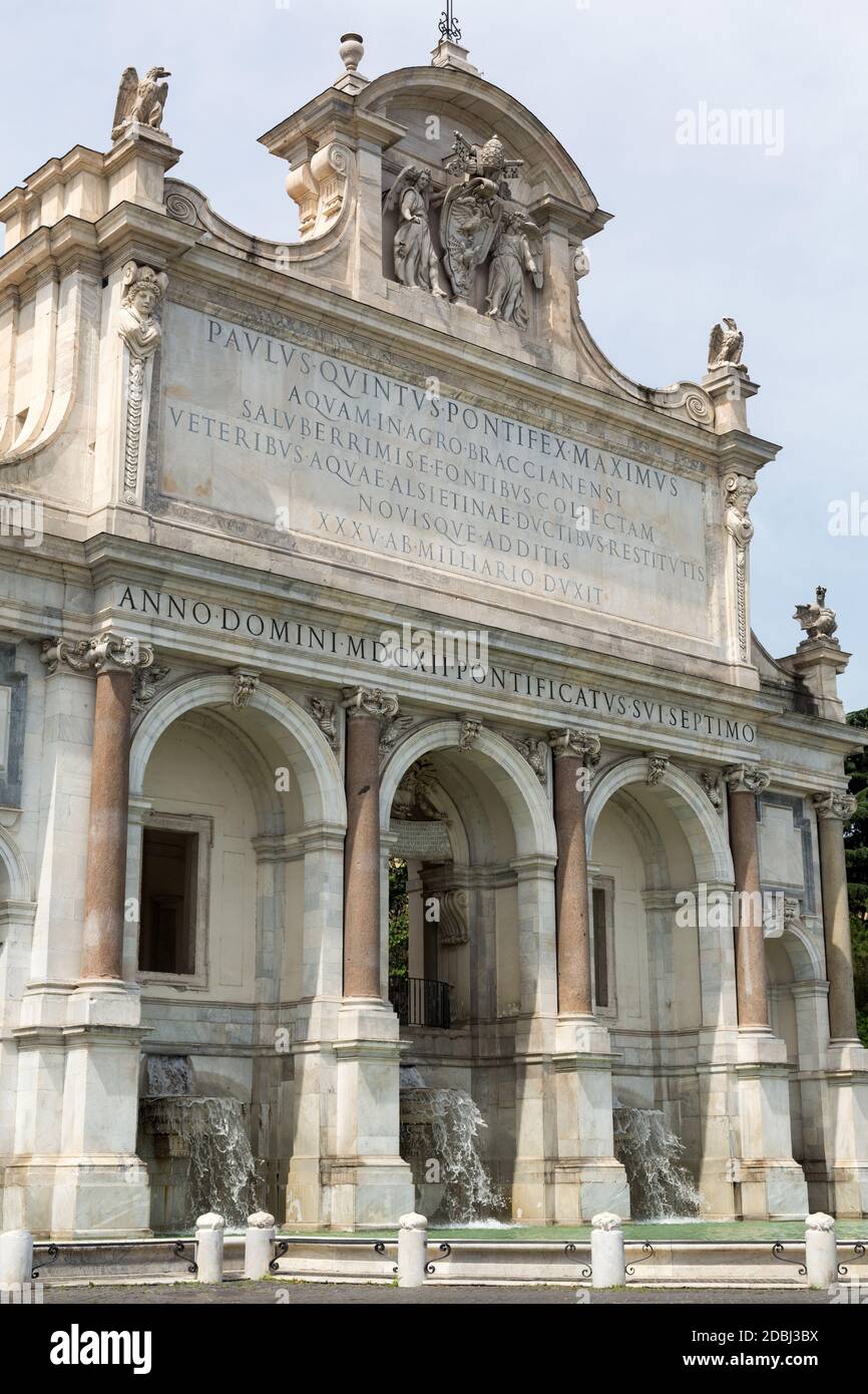 The Fontana dell'Acqua Paola also known as Il Fontanone (
