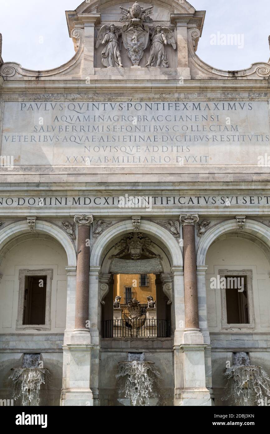 The Fontana dell'Acqua Paola also known as Il Fontanone (
