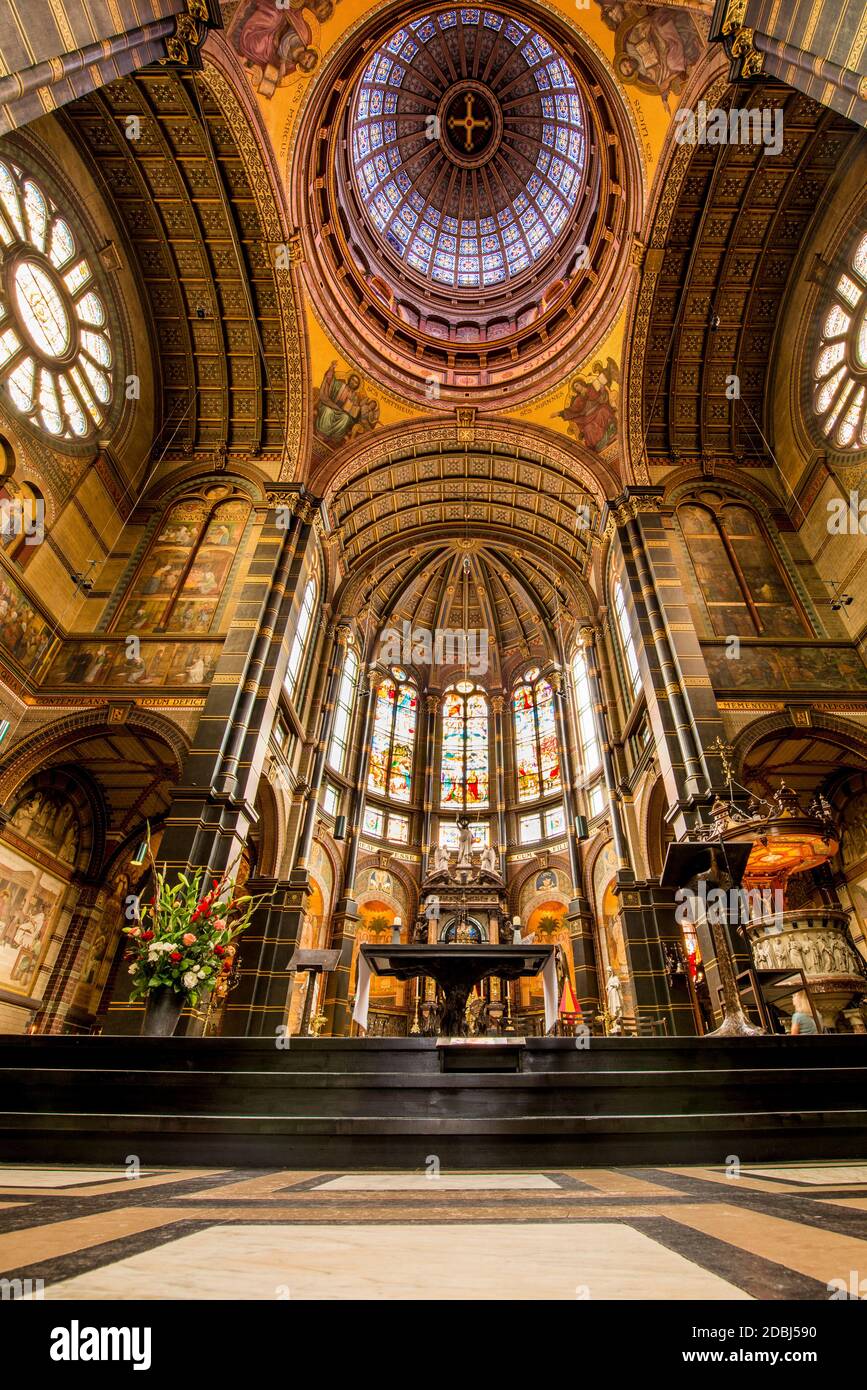 Saint Nicholas Basilica Cathedral, Amsterdam, North Holland, Netherlands, Europe Stock Photo