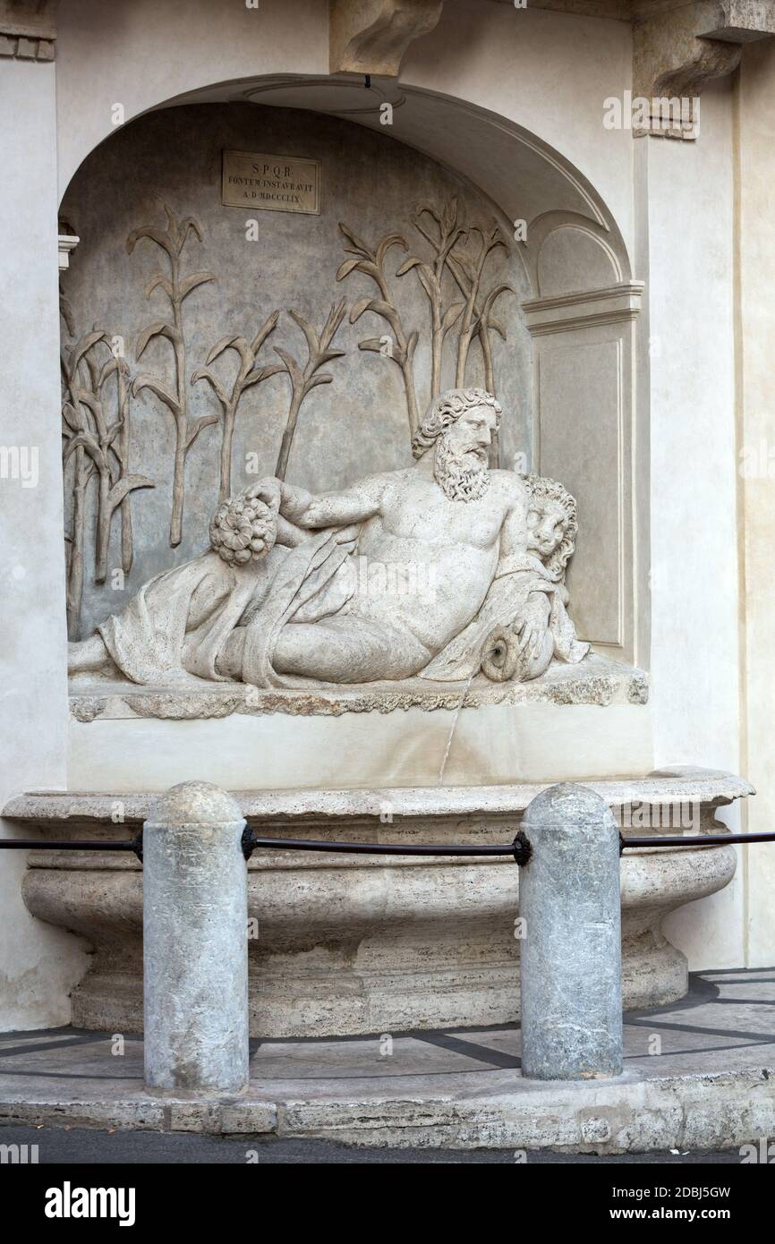 Four Fountains is a group of four Late Renaissance fountains in Rome