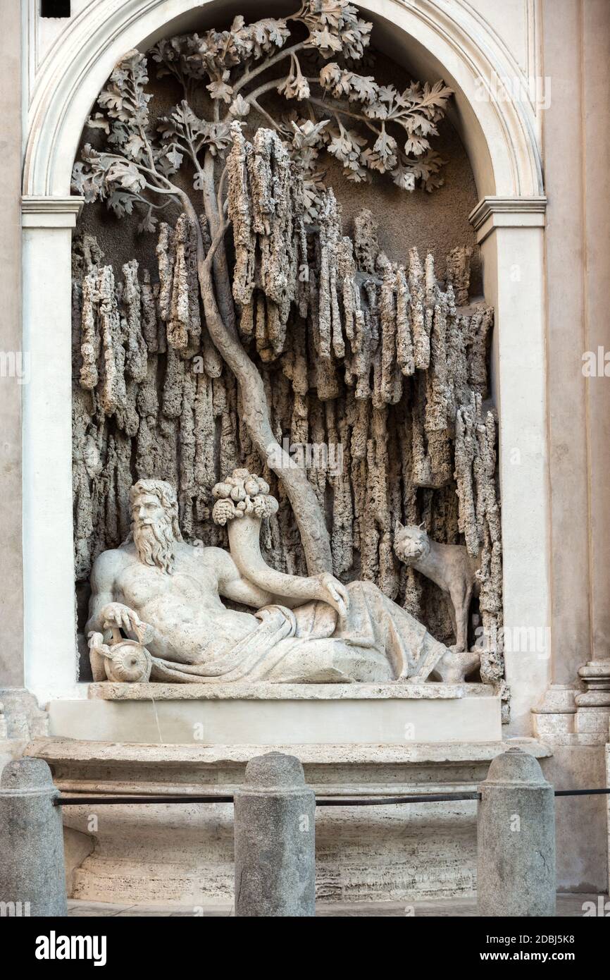 Four Fountains is a group of four Late Renaissance fountains in Rome