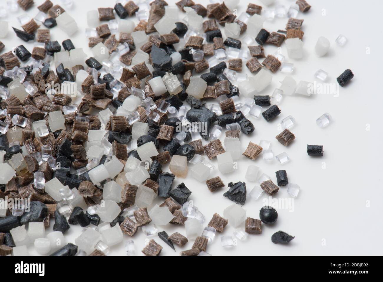 different virgin and regrind materials Stock Photo Alamy