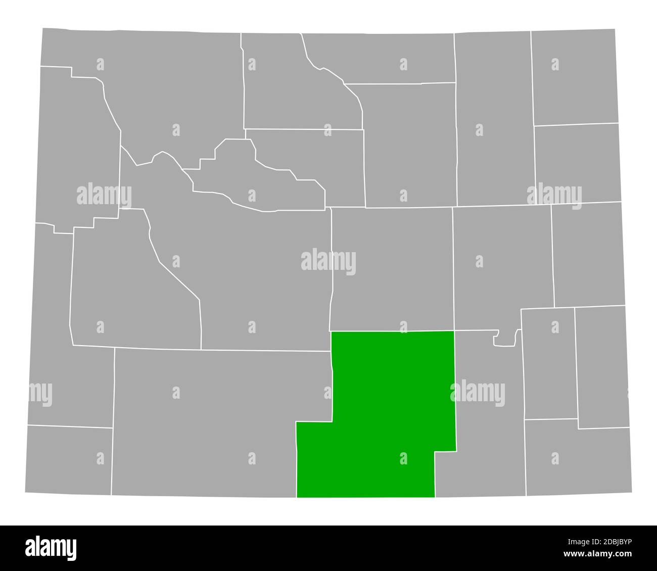 Carbon county map hi-res stock photography and images - Alamy