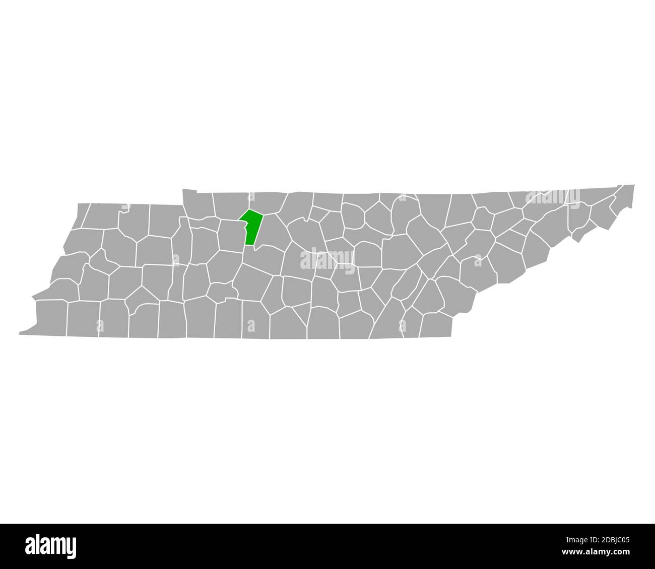 Map of Cheatham in Tennessee Stock Photo - Alamy