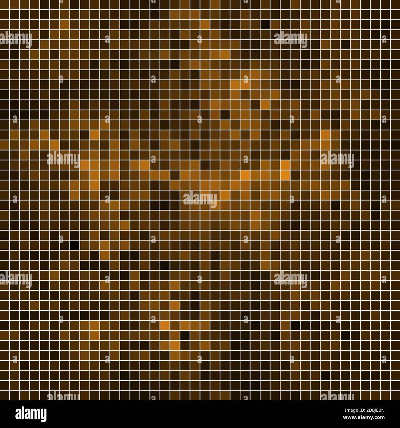 abstract square pixel mosaic background - orange Stock Photo - Alamy