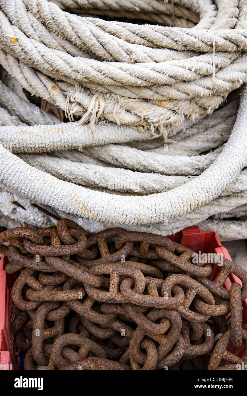 Chain of boats hi-res stock photography and images - Alamy