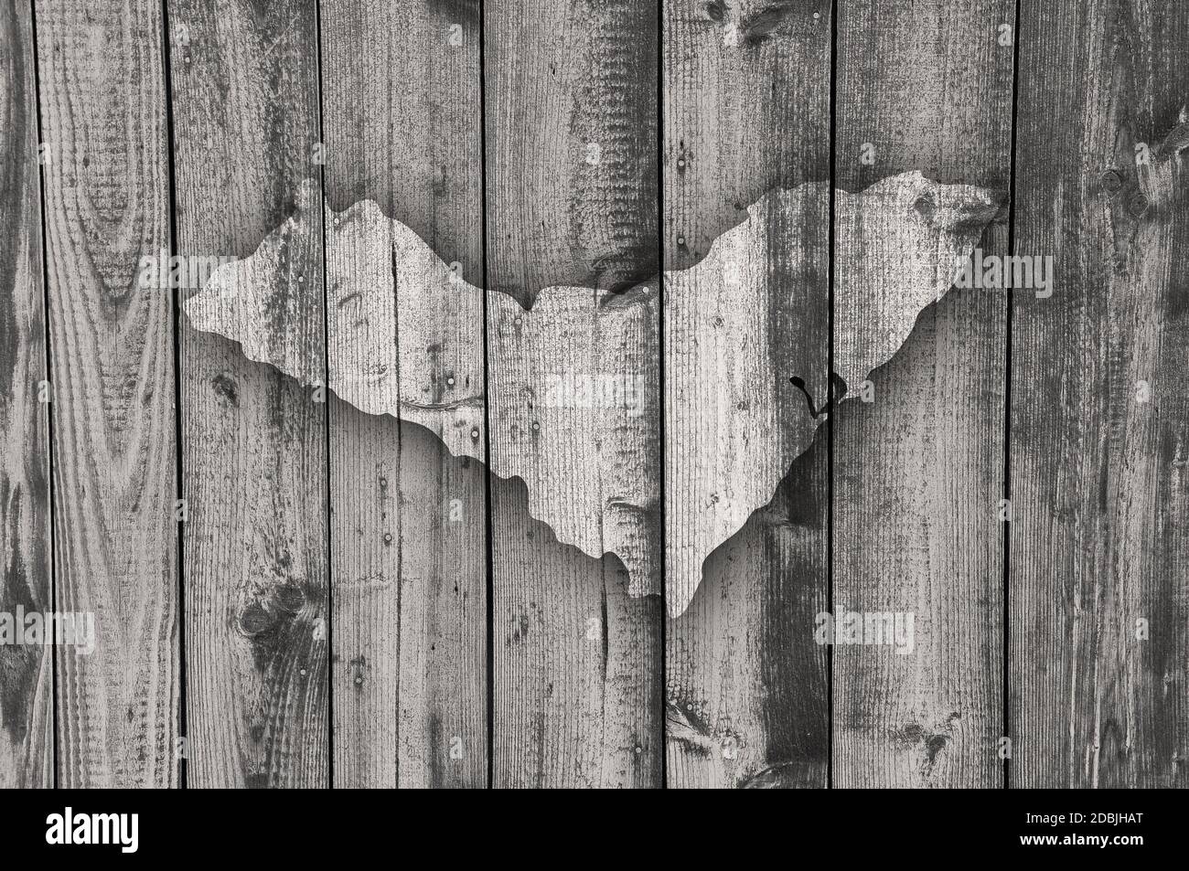 Map of Alagoas on weathered wood Stock Photo - Alamy