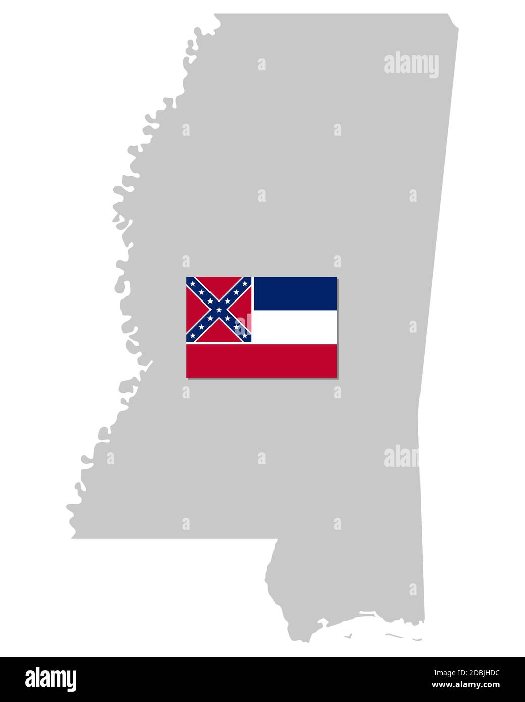 Mississippi karte hi-res stock photography and images - Alamy