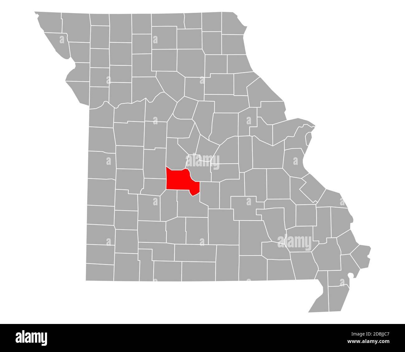 Map of Camden in Missouri Stock Photo Alamy