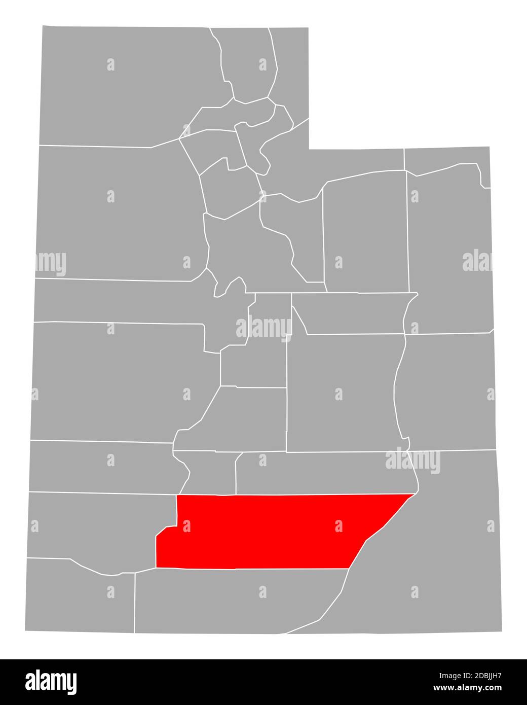 Garfield County Utah Map Garfield County Utah Cut Out Stock Images & Pictures - Alamy