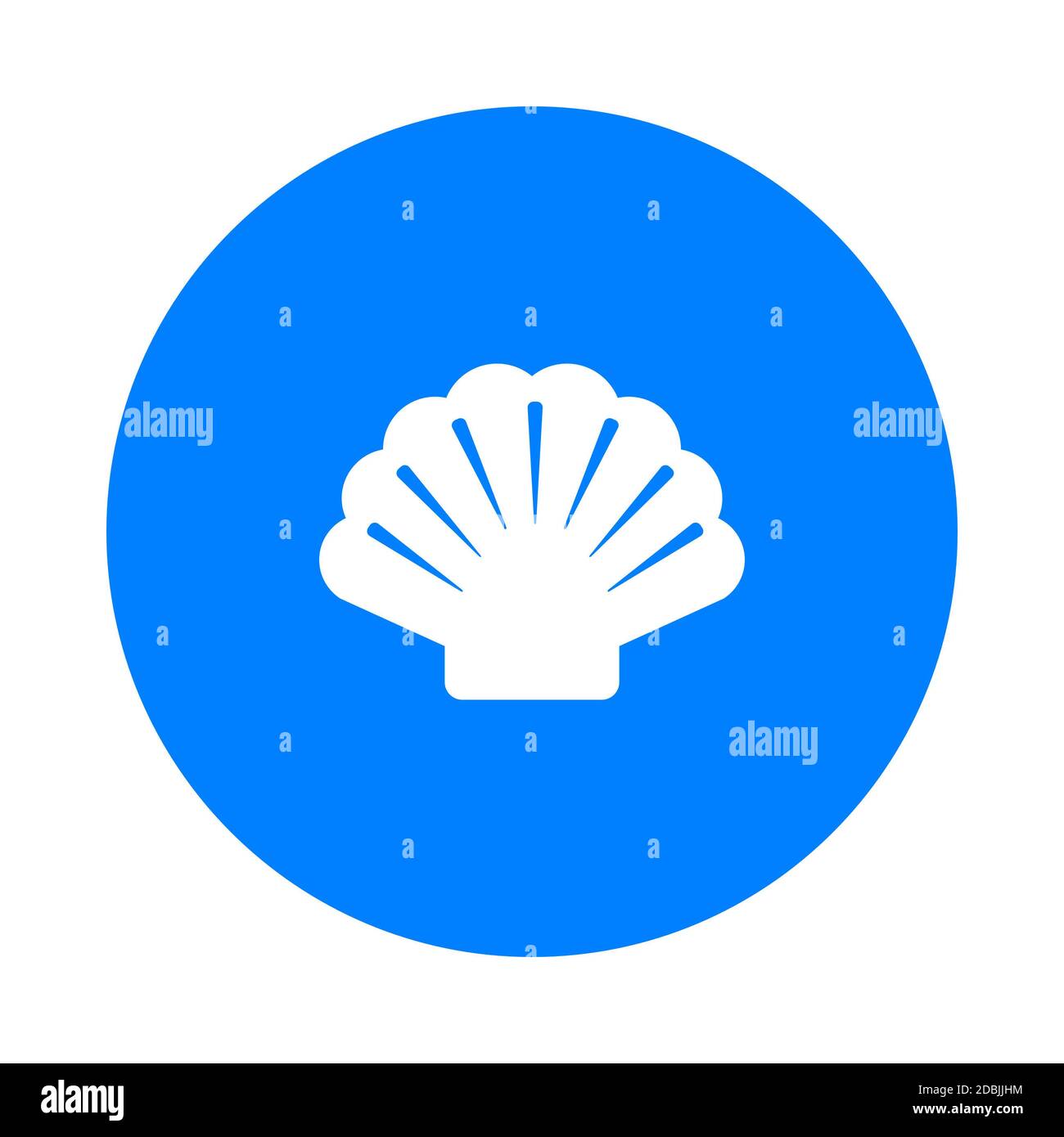 Shell and circle Stock Photo Alamy