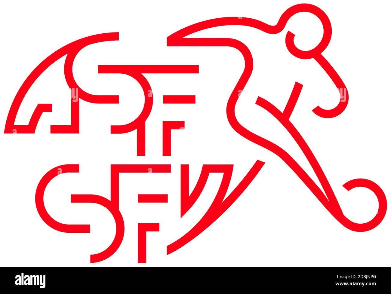Switzerland football logo hi-res stock photography and images - Alamy