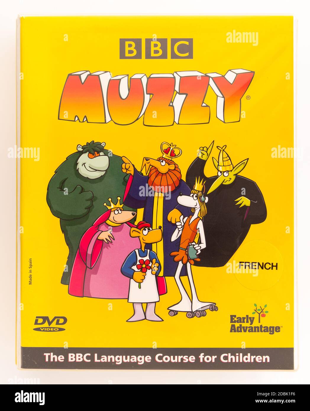 Muzzy - BBC French language course for children Stock Photo