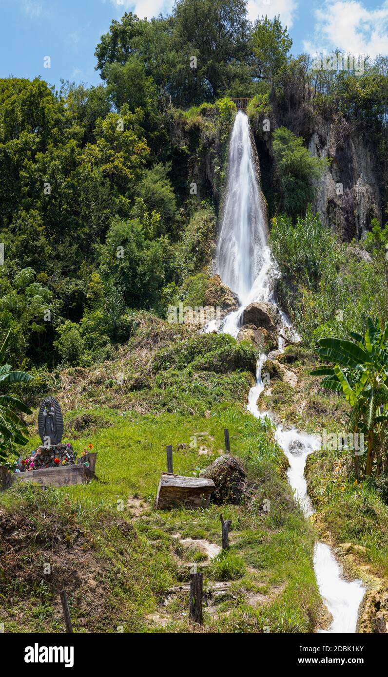 The Waterfall known as El Chorrito, in the Mexican state of Tamaulipas