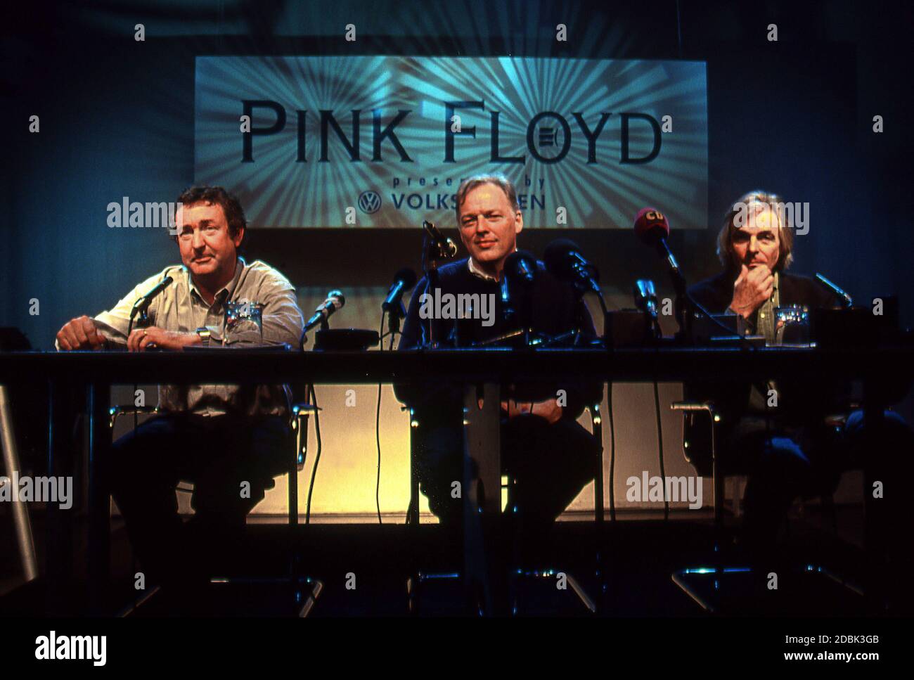 Pink Floyd press conference 1993 Stock Photo