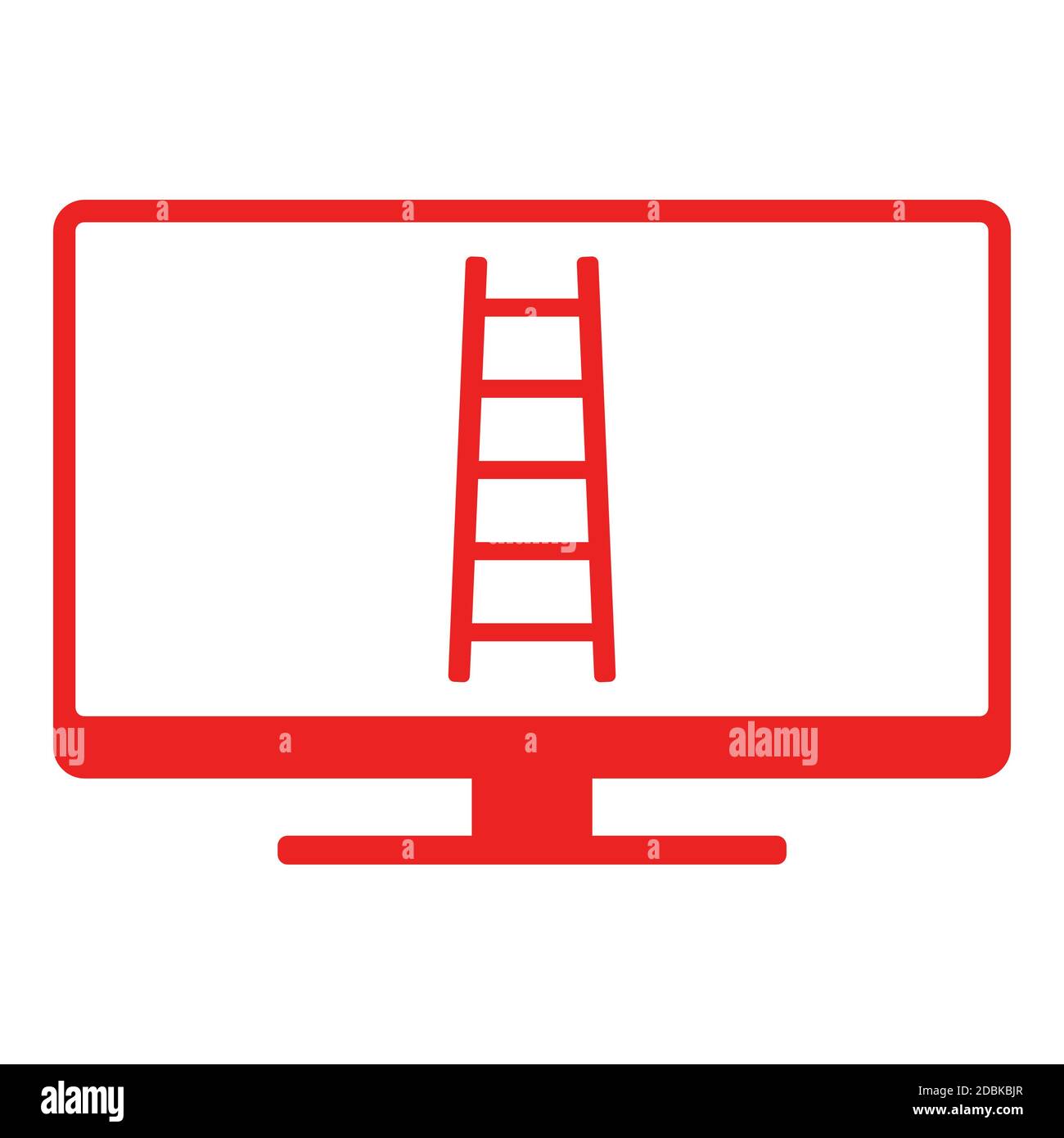 Ladder Lock Screen Ladder and screen Stock Photo - Alamy