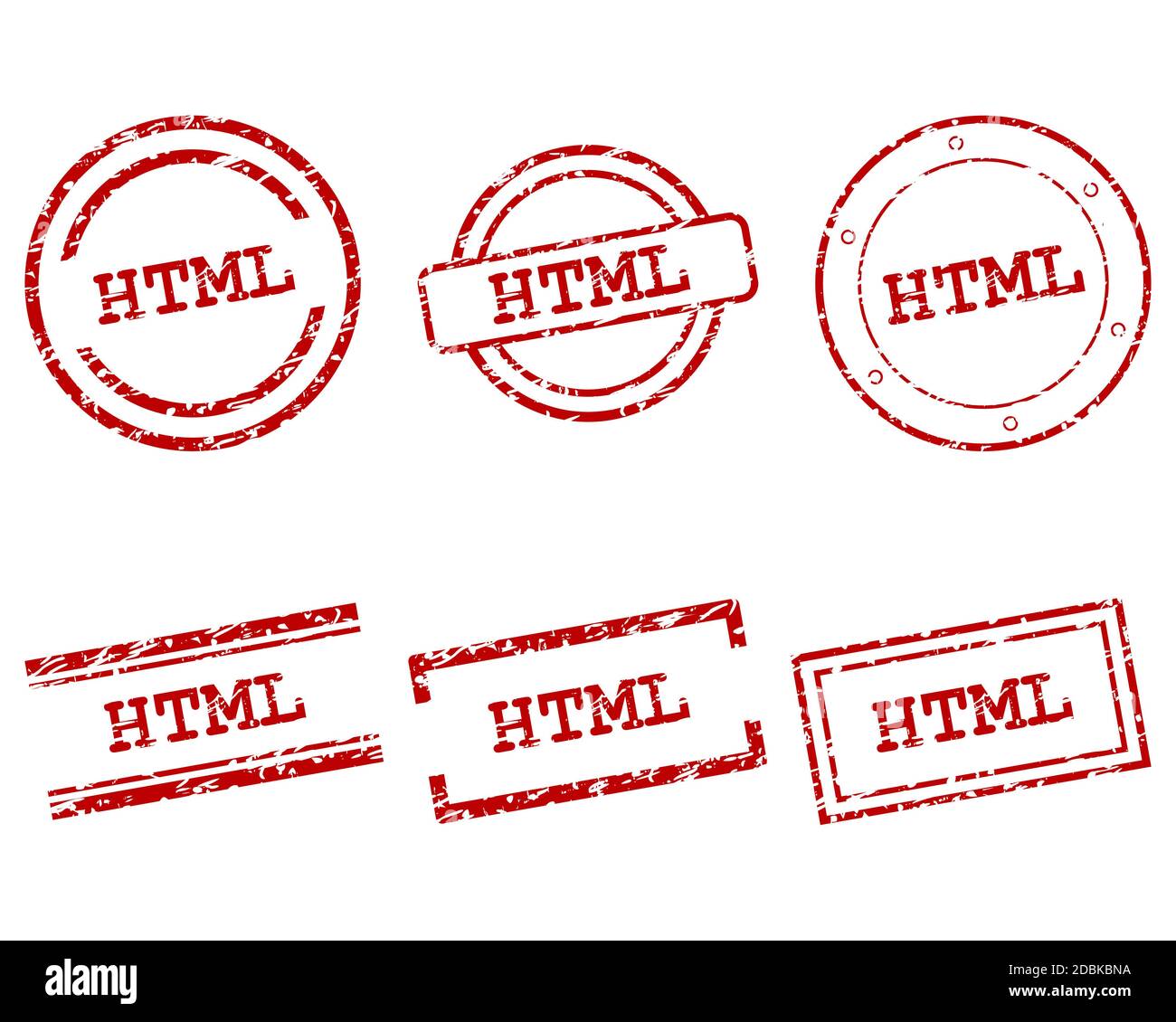 Html stamp hi-res stock photography and images - Alamy